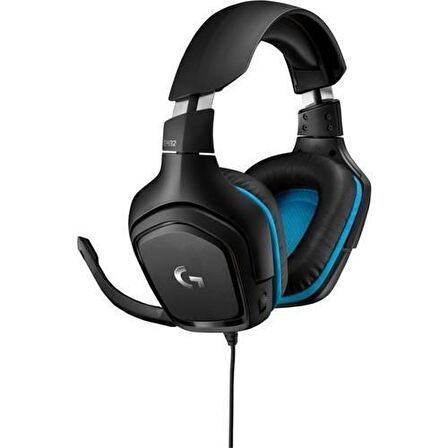 Logitech G432 Wired Gaming Mikrofonlu Stereo Gürültü Önleyicili Oyuncu Kulak Üstü Kablolu Kulaklık