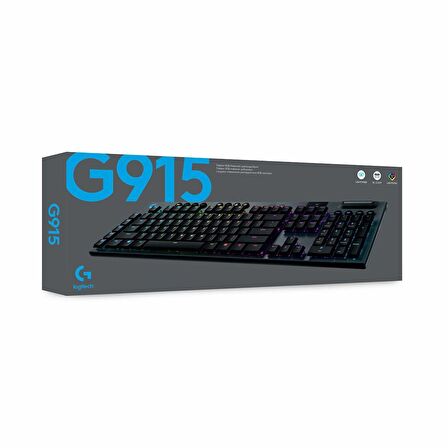 Logitech G 915 LIGHTSPEED Kablosuz Mekanik Oyun Klavyesi