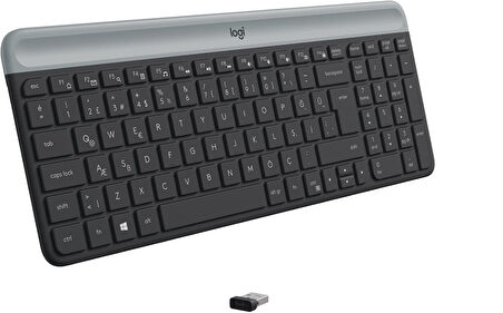 Logitech Mk470 Q Tr Usb Siyah Kablosuz Klavye OUTLET