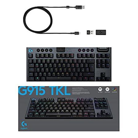 Logitech G G915 TKL LIGHTSPEED Kablosuz Mekanik Oyuncu Klavyesi