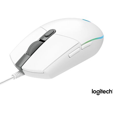 LOGİTECH G G203 LIGHTSYNC OYUNCU MOUSE BEYAZ 910-005797