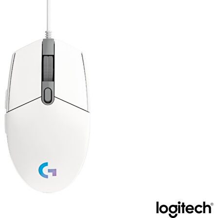 LOGİTECH G G203 LIGHTSYNC OYUNCU MOUSE BEYAZ 910-005797