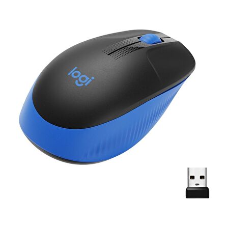 Logitech M191 Mavi Kablosuz Mouse 910-005909