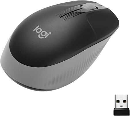 Logitech M191 910-005922 Gri Optik Kablosuz Mouse - outlet