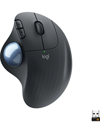 Logitech ERGO M575 Kablosuz İztopu Özellikli Konforlu Ergonomik Mouse - Siyah OUTLET