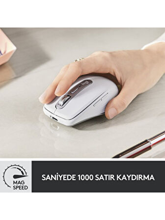 Logitech MX Anywhere 3 Kompakt Kablosuz Mouse - Beyaz OUTLET