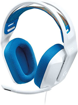 Logitech G335 Beyaz Kablolu Mikrofonlu Kulak Üstü Oyuncu Kulaklığı - Teşhir