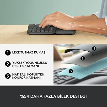 Logitech Ergo K860 920-010109 Q Kablosuz Klavye - Teşhir