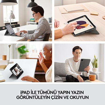 Logitech Combo Touch iPad Pro 11 inç 2. ve 3. Nesil ile Uyumlu Klavyeli Kılıf 920-010136