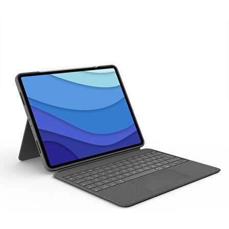 Logitech Combo Touch iPad Pro 12.9 inç 5. Nesil ile Uyumlu Klavyeli Kılıf 920-010186