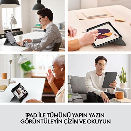 Logitech Combo Touch iPad Air 10.9 inç 4. ve 5. Nesil ile Uyumlu Klavyeli Kılıf 920-010270