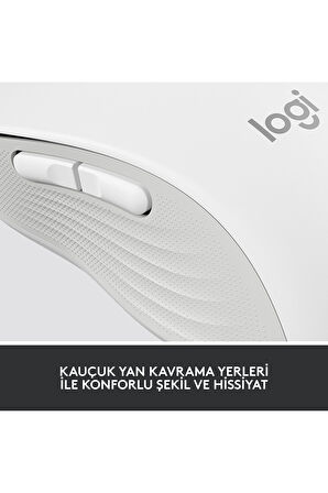 Logi Signature M650 Kablosuz Mouse, Büyük Boy Sağ El Için, Sessiz, 4000 Dpı, Bluetooth, Logi Bolt OUTLET