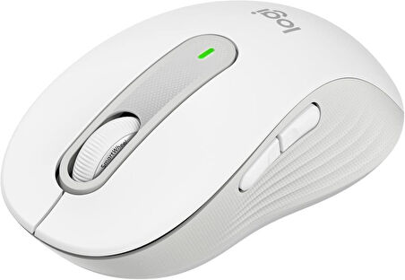 Logitech M650 Signature 910-006238 Beyaz Sessiz Büyük Boy Sağ El Optik Kablosuz Mouse Teşhir