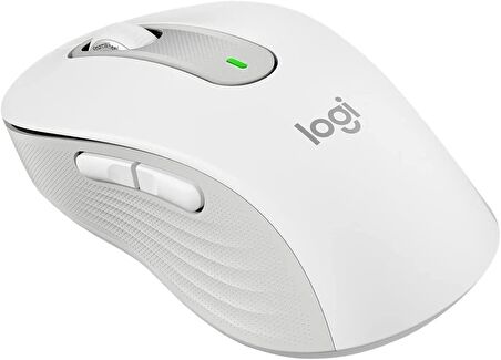 Logitech Signature M650 L Büyük Boy Sol El Kablosuz Beyaz Mouse 910-006240