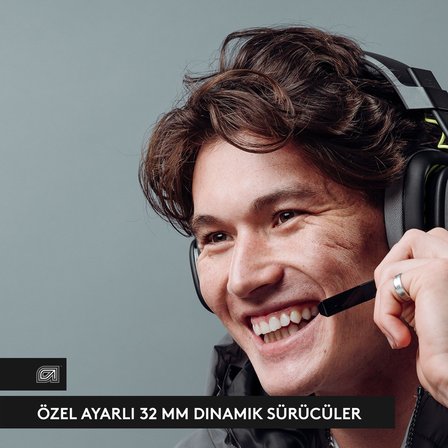 Logitech Astro A10 Kablolu Xbox Için Oyuncu Kulaklığı, Siyah