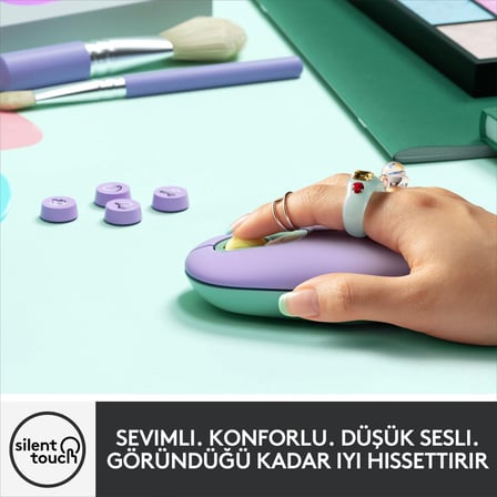LOGITECH POP MOUSE WİTH EMOJİ DAYDREAM MINT 910-006547