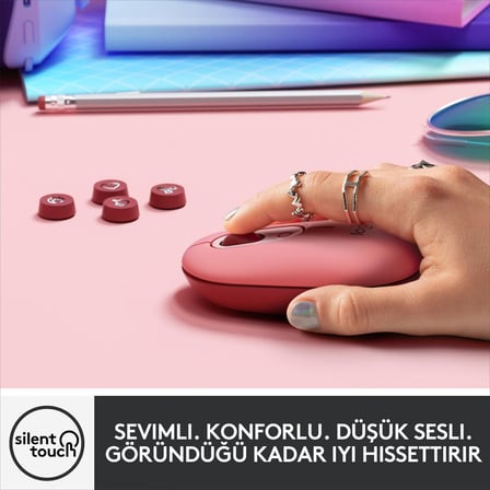 LOGITECH POP MOUSE WİTH EMOJİ HEARTBREAKER ROSE 910-006548