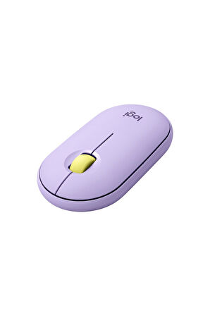 Logitech M350 Pebble Sessiz Kablosuz Kompakt Mouse - Lila OUTLET