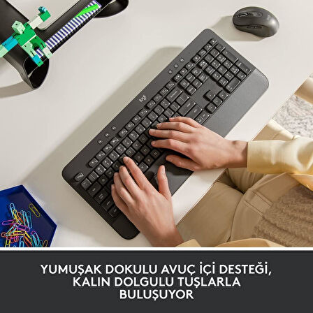 Logitech K650 Signature 920-010919 Siyah Q Kablosuz Klavye - Outlet