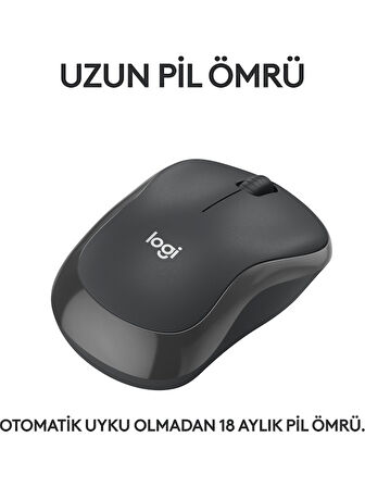 Logitech M240 Sessiz Kompakt Kablosuz Bluetooth Mouse - Siyah OUTLET