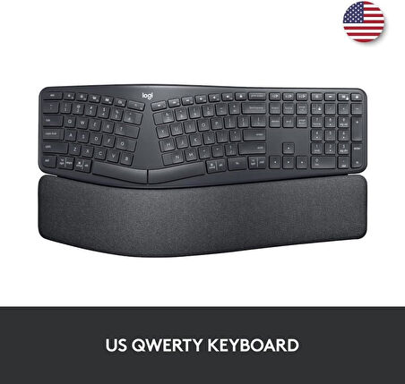 Logitech Ergo K860 Bilek Destekli Kablosuz İngilizce Klavye