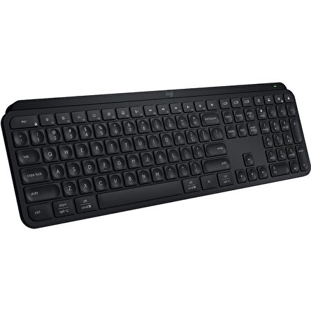 Logitech MX Keys S Aydınlatmalı Kablosuz İngilizce Q Klavye Siyah