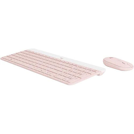 Logitech MK470 Kablosuz İngilizce Rose Gold Klavye Mouse Seti