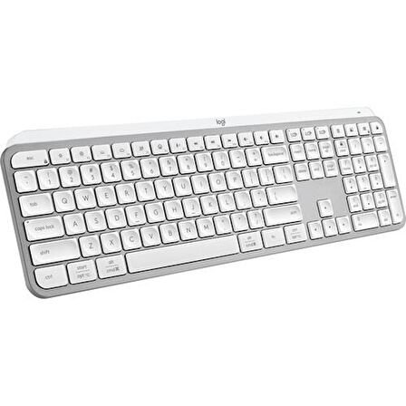 Logitech MX Keys S Aydınlatmalı Kablosuz İngilizce Q Klavye Beyaz
