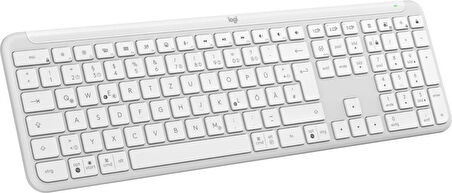 Logitech K950 Signature Slim İngilizce Beyaz Klavye
