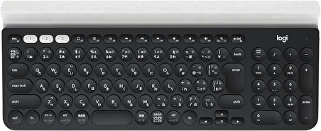 Logitech K780 Multi-Platform İngilizce Q Kablosuz Klavye Siyah