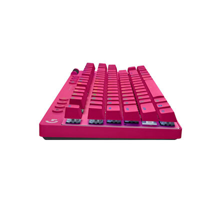 Logitech G Pro X Lightspeed Kablosuz Tactile  İngilizce Q Magenta Oyuncu Klavyesi - 920-012159