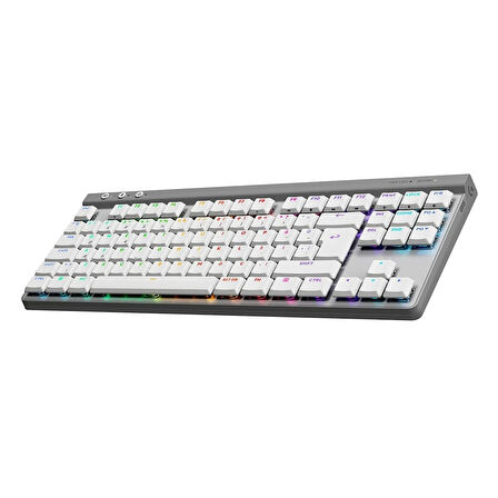Logitech G515 Lightspeed TKL Tactile Switch İngilizce RGB Kablosuz Beyaz Gaming Klavye (920-012539)