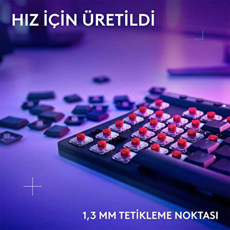 Logitech G515 Lightspeed TKL Tactile Switch İngilizce RGB Kablosuz Siyah Gaming Klavye (920-012538)
