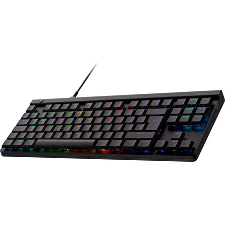 Logitech G515 TKL Kablolu Düşük Profilli Rgb Aydınlatmalı Tactile Switch Ingilizce Oyun Klavyesi, Siyah