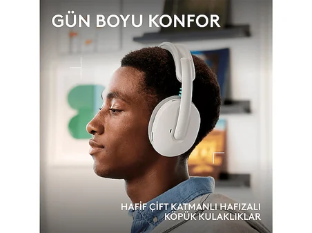 LOGITECH G325 Lightspeed Kablosuz Kulak Üstü Oyuncu Kulaklığı Beyaz