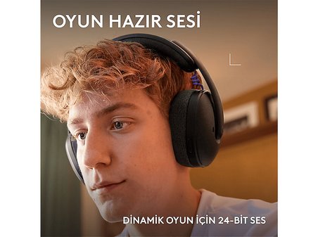 LOGITECH G325 Lightspeed Kablosuz Kulak Üstü Oyuncu Kulaklığı Siyah