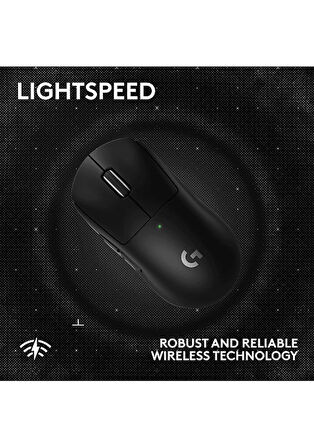 Logitech G Pro X SUPERLIGHT 2 SE Kablosuz Oyuncu Mouse, Siyah 910-007553