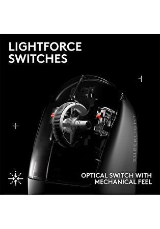 Logitech G Pro X SUPERLIGHT 2 SE Kablosuz Oyuncu Mouse, Siyah 910-007553