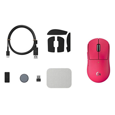 Logitech G PRO X SUPERLIGHT 2c Pembe 8K Hz HERO 2 Sensör Kablosuz Gaming Mouse (910-007546)