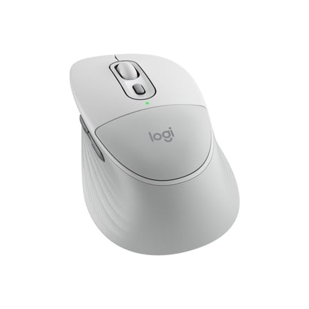 Logitech Signature Comfort Plus M850 L Büyük Boy Silent (Sessiz) Kablosuz Mouse, Beyaz