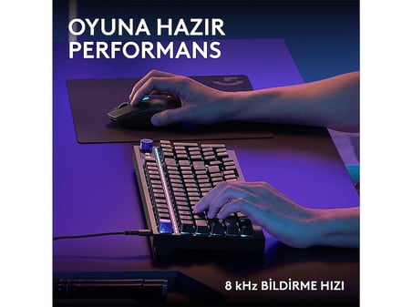 LOGITECH G316 X 98 Kablolu Oyuncu Klavyesi - Türkçe Tuş Dizimi Tactile Siyah 920-014194
