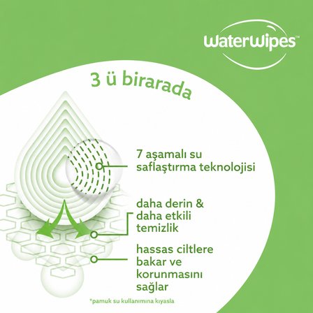 WaterWipes Sensitive+ Yoğun Nem Takviyeli Islak Mendil 12x60 Adet (720 Yaprak) - Hydrating Boost