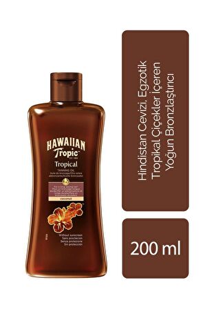 Hindistan Cevizi Yağı Bronzlaştırıcı Yağ 200 ml