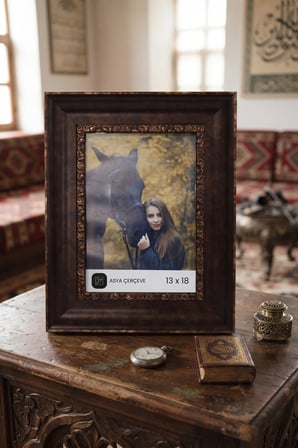 Râyiha Serisi 13 x 18 Fotoğraf Çerçevesi Camlı Dekoratif Duvar & Masa Tipi Plastik Çerçeve