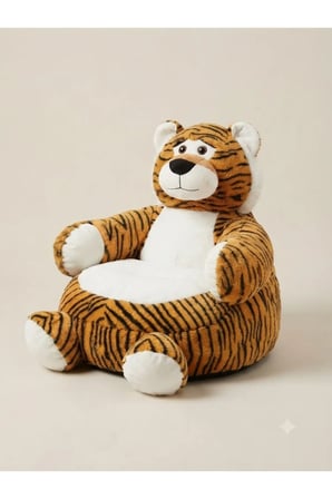 50 Cm Peluş Oyuncak Peluş Hayvan Koltuk (Kaplan)