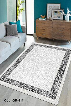 Pamuk Dokuma Taban Kaymaz Yıkanabilir Klasik Desenli  Salon Halısı Mutfak Halısı Koridor Halısı