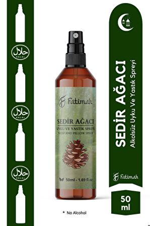 Doğal Sedir Ağacı Kokulu Alkolsüz Uyku ve Yastık Spreyi Natural Sleep And Pıllow Spray 50 ml