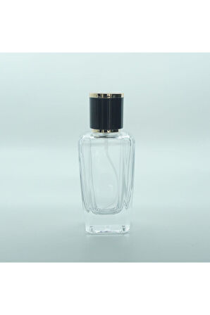 PARFÜM ŞİŞESİ 50 ML (20 ADET) KONİK PRİZMA KOLAY KAPAMA BOŞ ŞİŞE