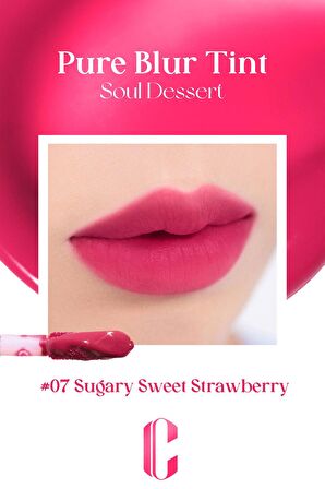 Blur Efekti Sunan Tint Clio Pure Blur Tint (07 Sugary Sweet Strawberry) (Soul Dessert)