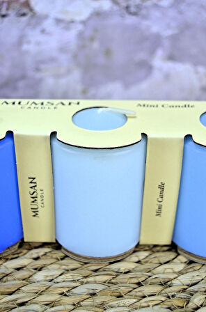 Silindir Mumu 3 lü Baton Mum 50mm Çap 70 mm Boy Gövde boya Geçişli Renkli Baton Mum (3’lü Hediyelik Set)